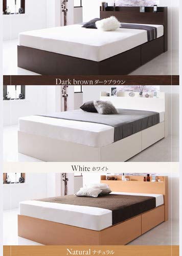 Amazon｜ダークブラウン 組立設置付 ベッドフレームのみ すのこ仕様